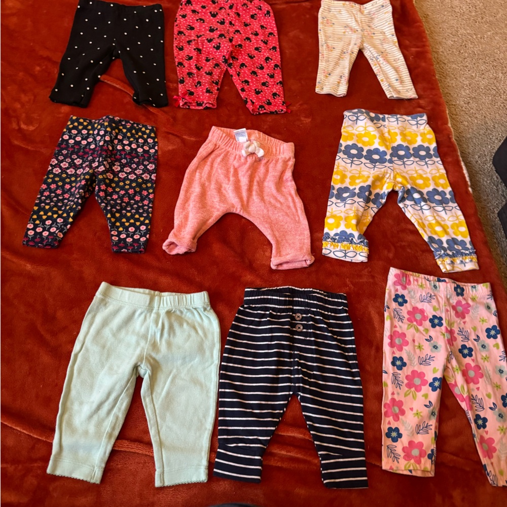 Colorful Baby Leggings Set